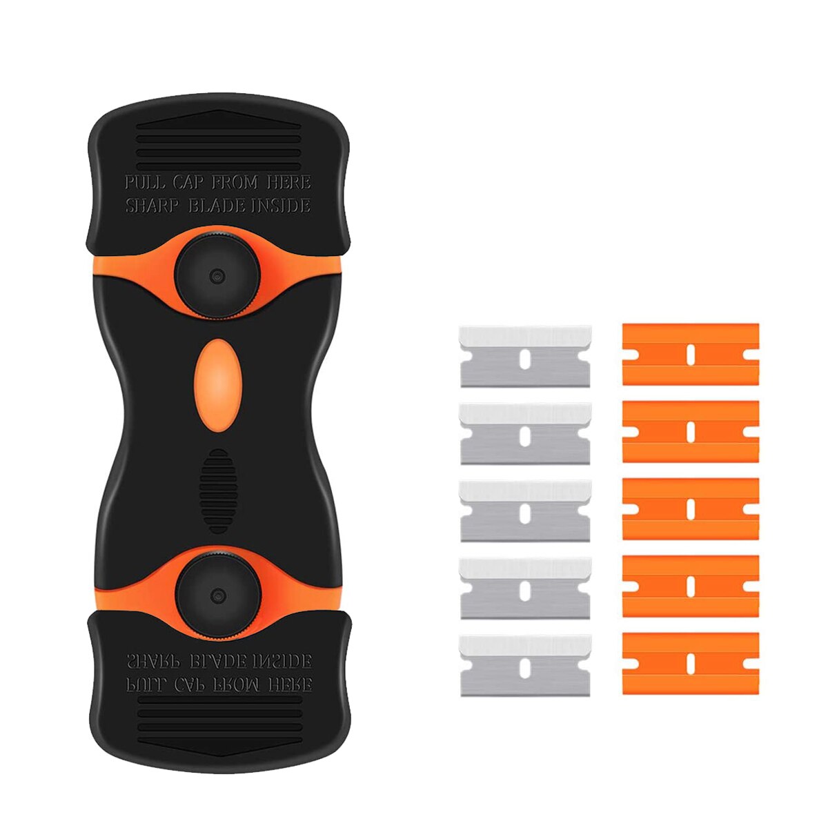 Auto Scraper Blade Tool Car Window Glass Stovetop Vinly Film Sticker Installation Tint Glue Gap Cleaner Sreen Squeegee Knife: 81106A