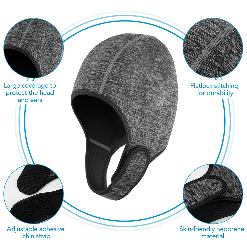 Neopren dykning badehætte hue til mænd kvinder surfer kajak snorkling dykning dykning svømning dykkerudstyr