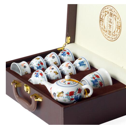 Chinesischen Ming Dynastie Huhn Tasse Porzellan Gaiwan China Tee tassen Porzellan Schüssel China Teekanne Celadon Teetasse