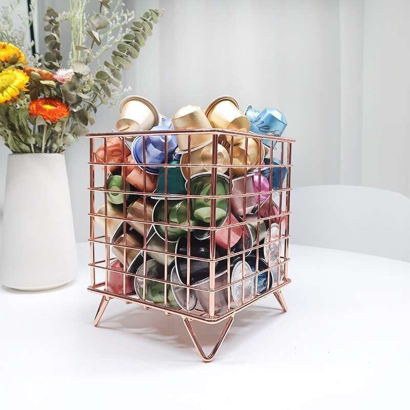 Universal kaffekapsel opbevaring simpel kaffekop kurv kaffe pod arrangør holder til hjemmecafé hotel: 1