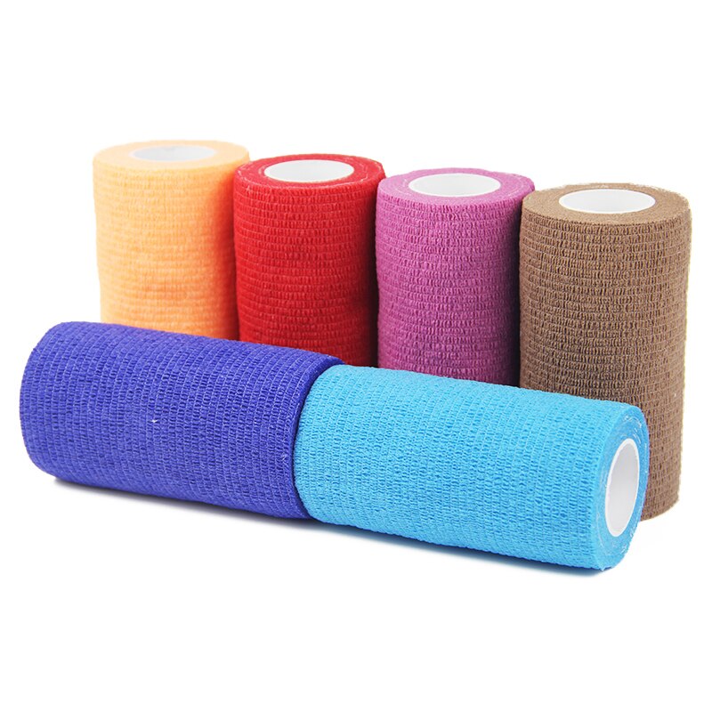 10cm x 4.5m elastoplast självhäftande sammanhängande bandage tejp starka sporttejper för handled, ankelförstuvningar och svullnad