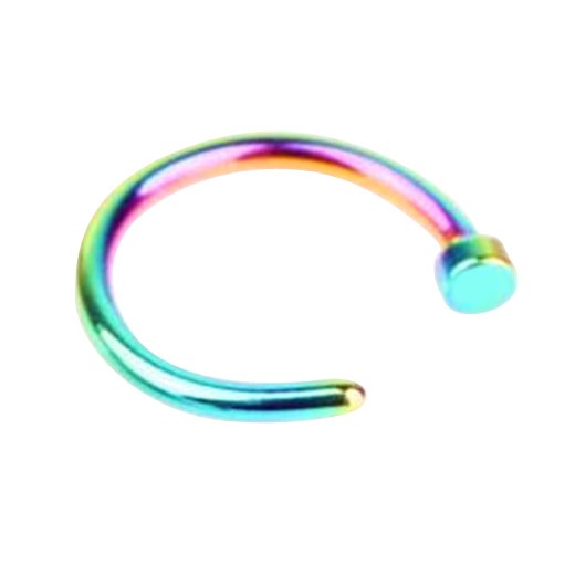 1pz Decorativa Naso Trucco Giocattoli Delle Ragazze Congelato Trucco Giocattoli Autoadesivi Del Chiodo Bianco I Bambini Della Principessa Orecchini etichetta Giocattoli: c