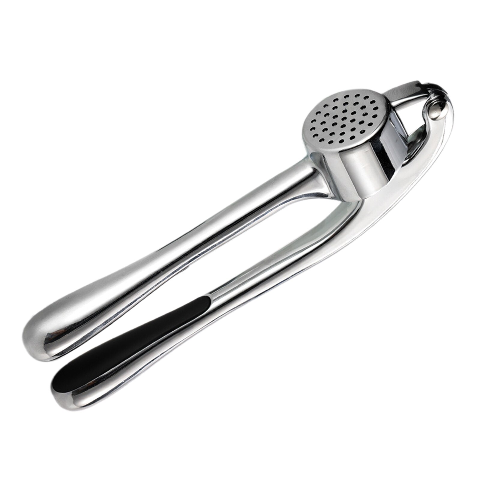 Garlic Press Crusher Garlic Ginger Mincer Handheld - Zinc Alloy, Rose Gold