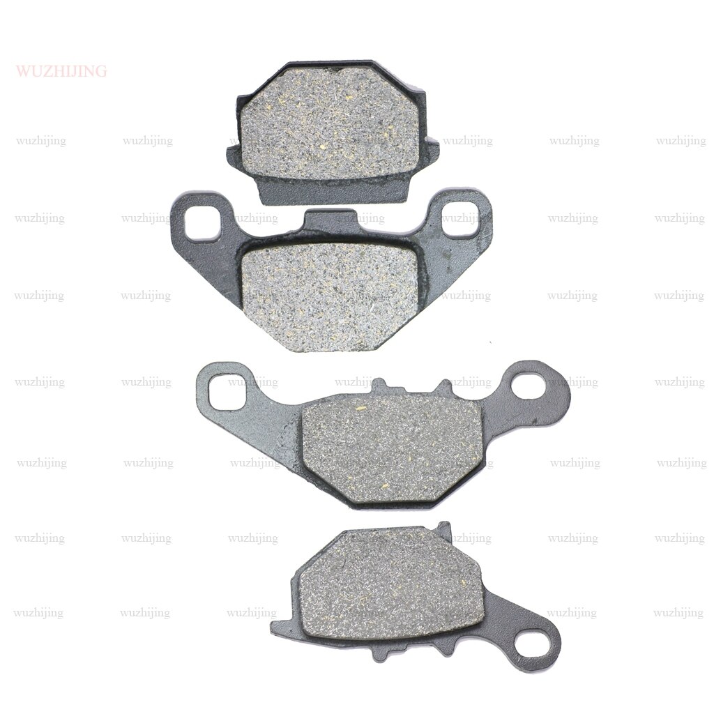 for KAWASAKI KMX 125 1999 - 2003 Disc Brake Pads set Front Rear 2002 2001 2000: RESIN SET