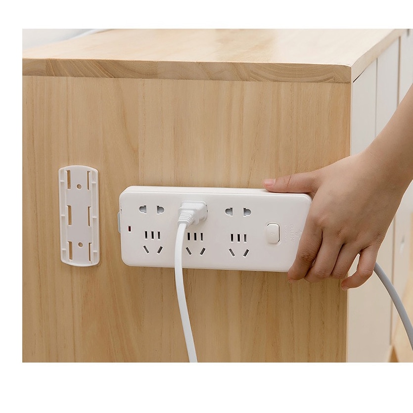 Home office Power Strip organiser No trace plug-in removable holder office organization