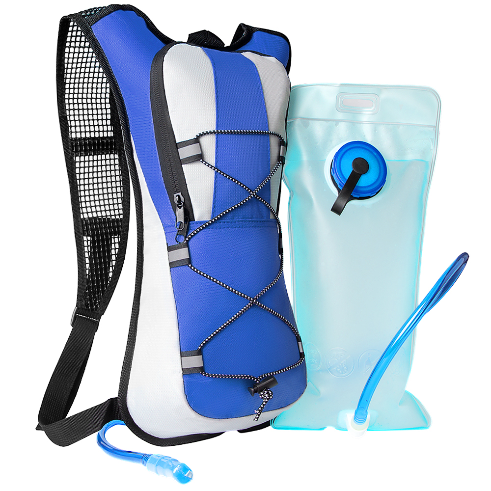 Trinkrucksack Trinkrucksack mit 2 l Wasserblase, leichter isolierender Wasserrucksack zum Radfahren, Wandern, Laufen, Klettern: rot FARBE