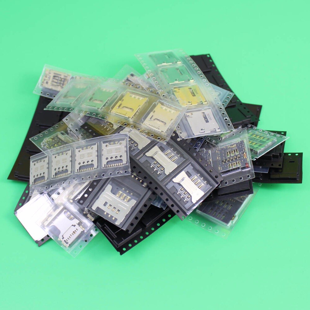 Soporte de conector de lector de tarjeta sim, módulo de contacto para Samsung P5200, S5230, Lenovo A520, S850E, SonyST26, ST26i, LGG3, D85