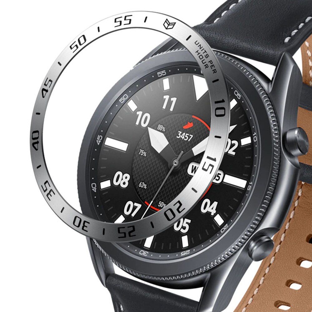 Galaxy watch 3 bezel ring 45mm 41mm for samsung galaxy watch 41mm 45mm bezel loop rustfritt stål deksel støtfanger anti riper