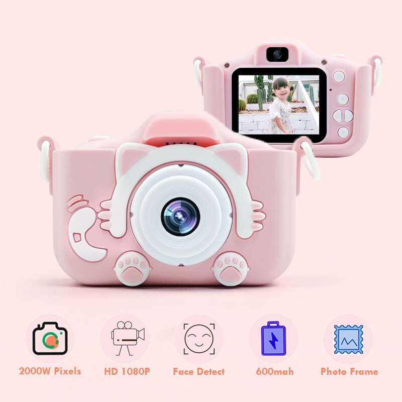 Bambini bambini fotocamera videocamere istantanee digitali regali di natale di capodanno Mini giocattoli educativi per ragazze ragazzi bambini bambino