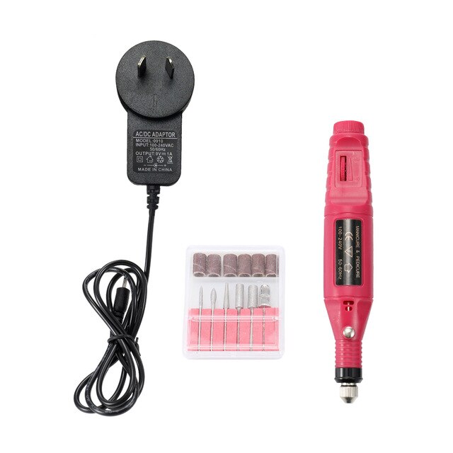 1 Set Mini Rotary Electric Grinder Tool Craft Drill Hobby Grinding Machine Sanding Engraving Set Tool: us plug