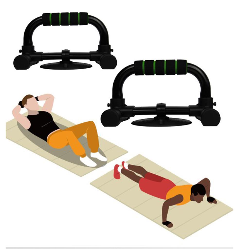 1 Paar Professionele Fitness Push Up Bar Push-Ups Stands Zitten Bars Met Comfortabele Foam Grip En Anti-Slip Zuignap