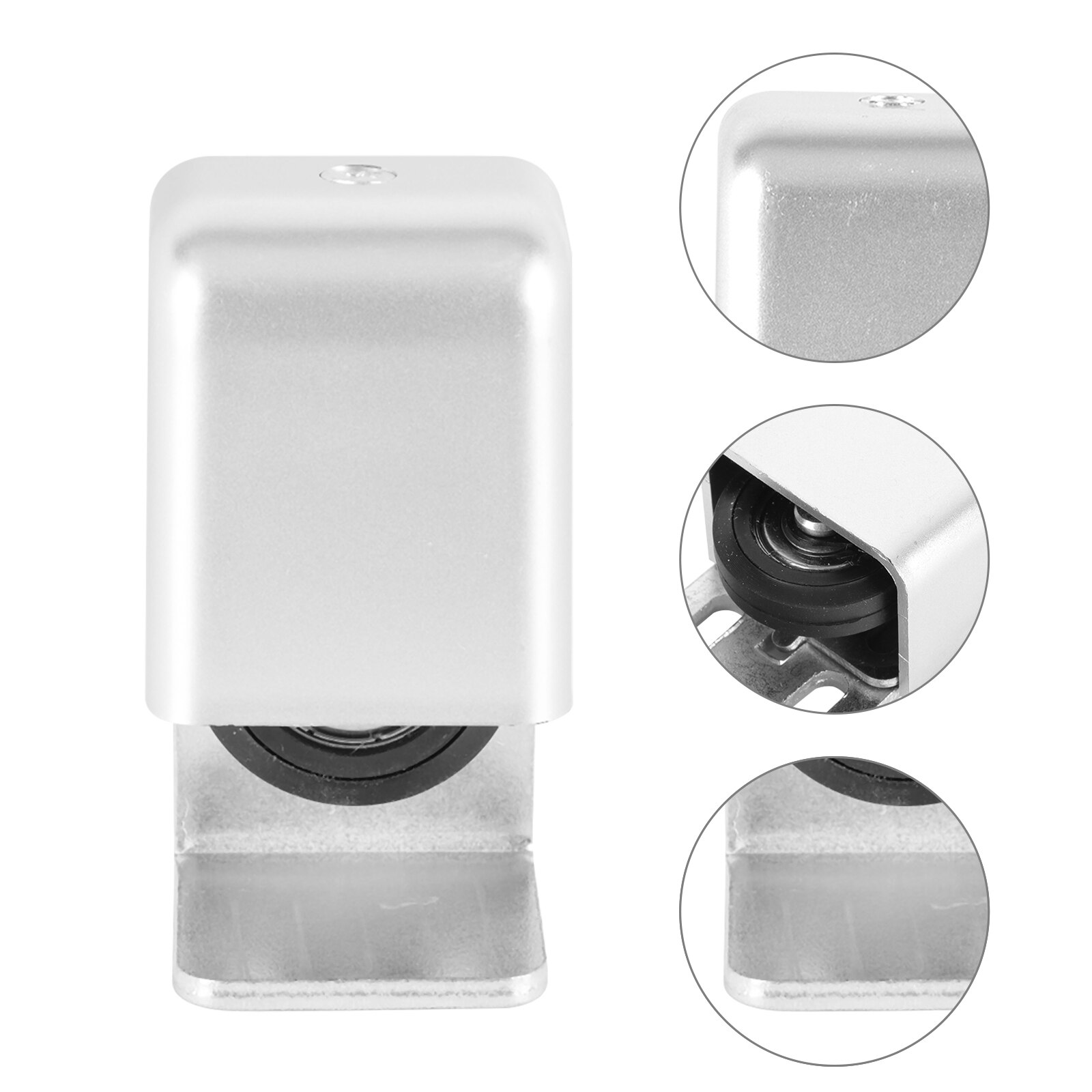 Sliding Barn Door Stay Roller Floor Guide Bottom Stainless Steel Floor Guide: Default Title