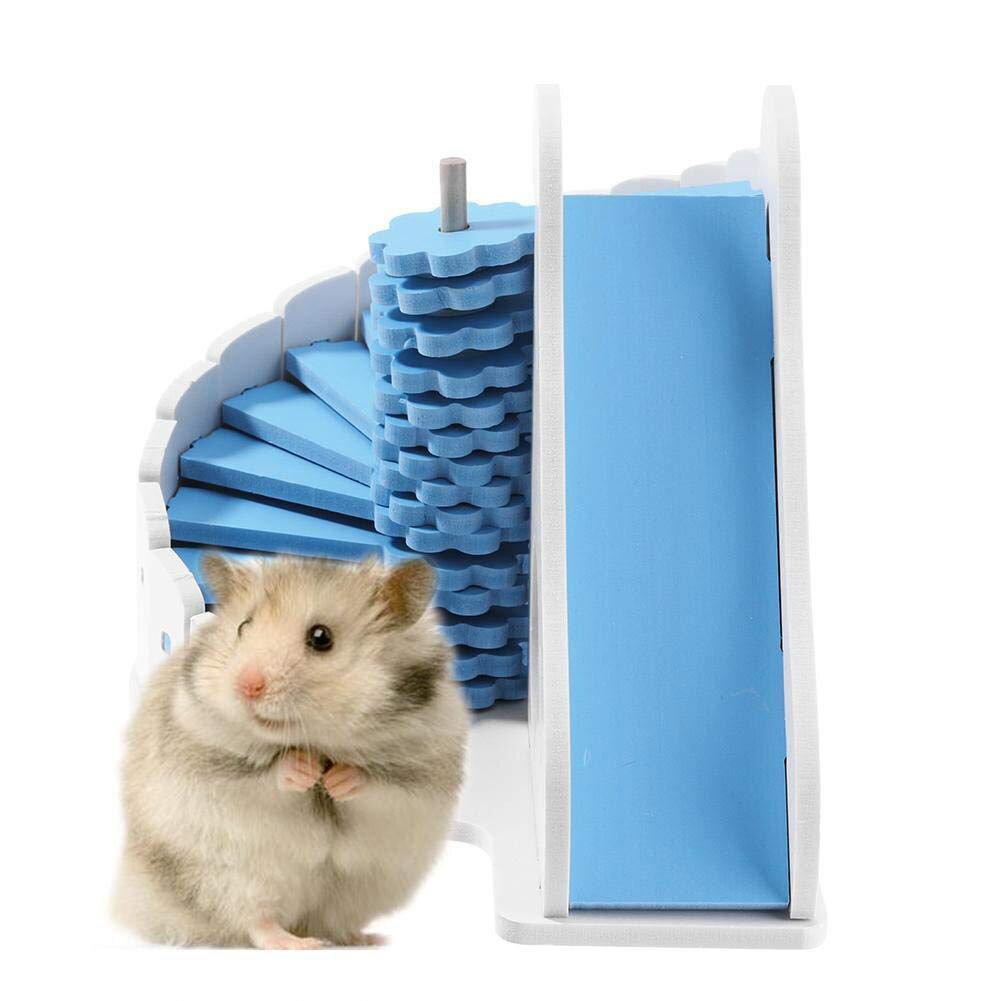 Drewniane dla chomika dom zwierząt drabina wspinaczkowa zabawkowa zjeżdżalnia dla szczura chomika mysz małe zwierzę akcesoria robić domu