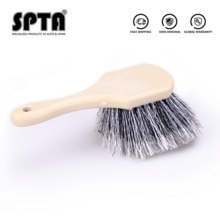SPTA Car Wheel Brush Auto Detailing Cleaning Brushes for Car Wheel Nylon Bristlets Rim Brush Car Wheel Rim Cleaning Tools