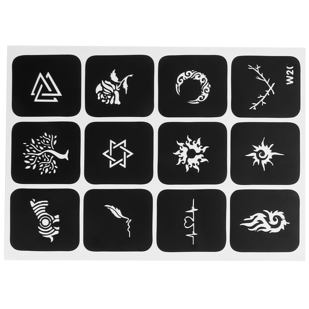 Tattoo Template Airbrush Stencil Reusable Small Ta Vicedeal