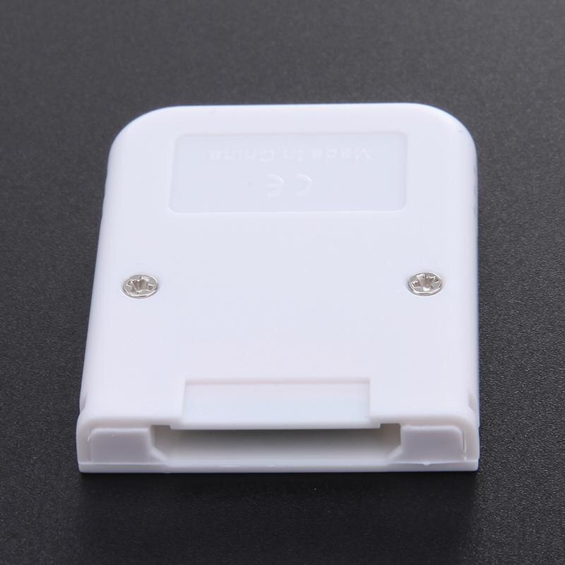 Top 32MB White Memory Card compatible for Wii & Gamecube Console