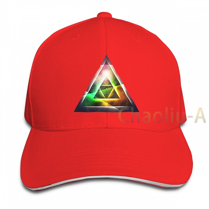 Spiritual Path Triangle Pyramid Chakra Numerology Clip Svg Japan Rianbow Baseball cap men Trucker Hats adjustable cap: 1-Red