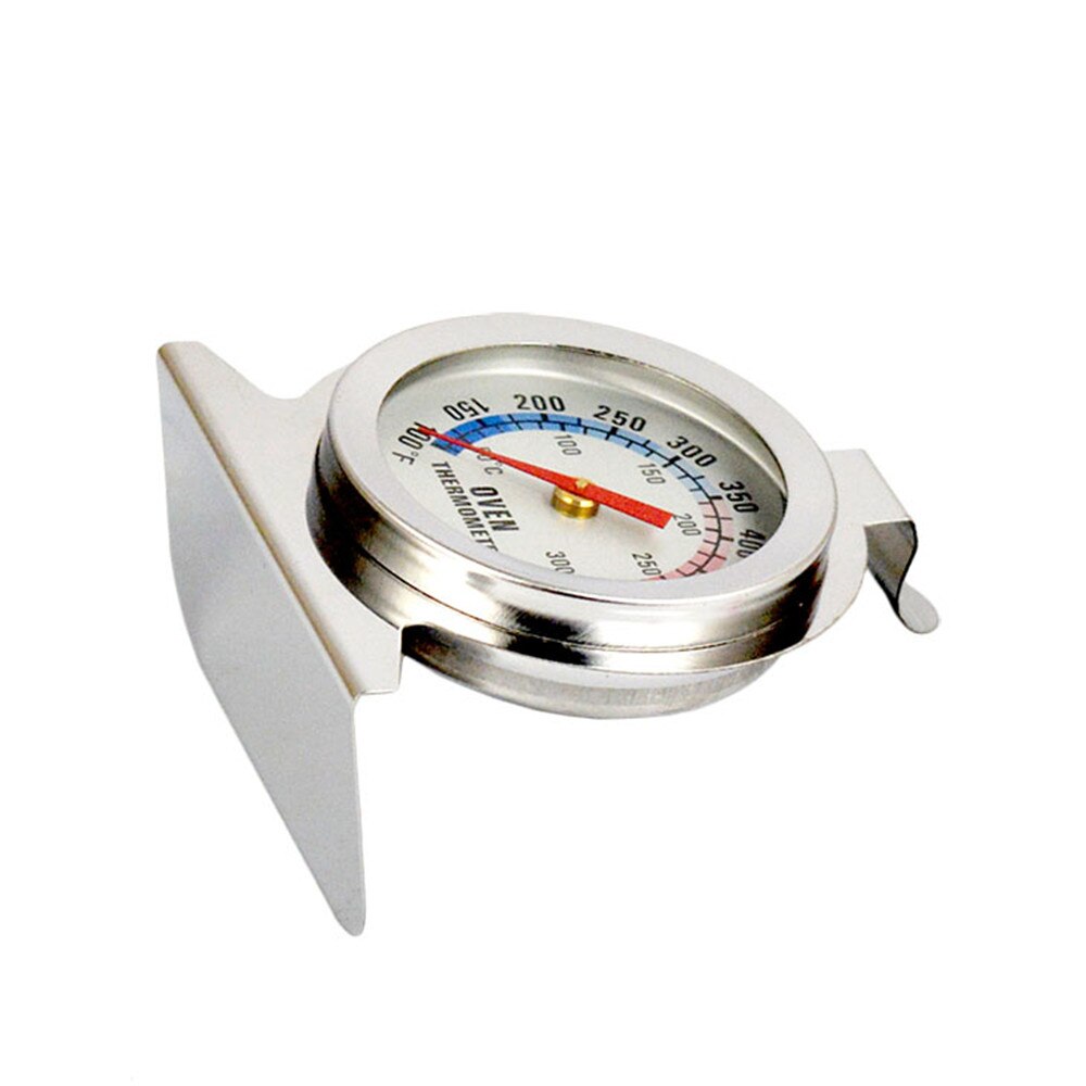 Keuken Oven Thermometer Rvs Dial Ronde Oven Thermometer Draagbare Voedsel Koken Temperatuur 50-300 ℃ voor Thuis Keuken