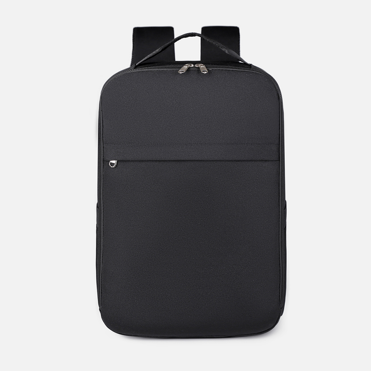Mochila para mujer 2025, nueva mochila sencilla para ordenador de negocios, bolsa de viaje de gran capacidad para exteriores, bolso escolar para estudiantes para niños: Negro