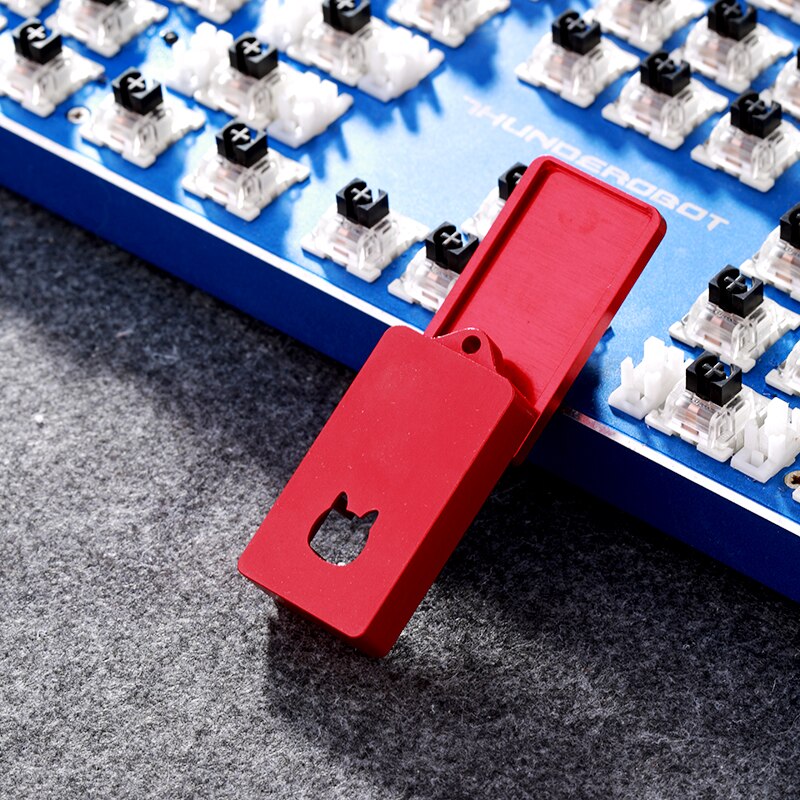 Kelowna Otwieracz do Klawiatury Mechanicznej CNC Metal Aluminium do Kailh Cherry Gateron Outemu: Czerwony