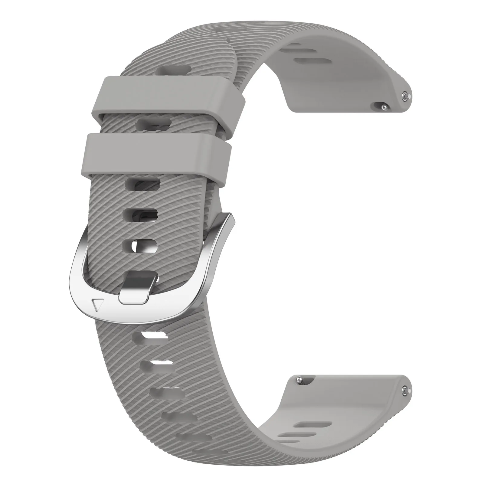 Voor Garmin Venu SQ2 SQ Muziek Siliconen Horlogeband Sporthorlogeband Armband: Zilver