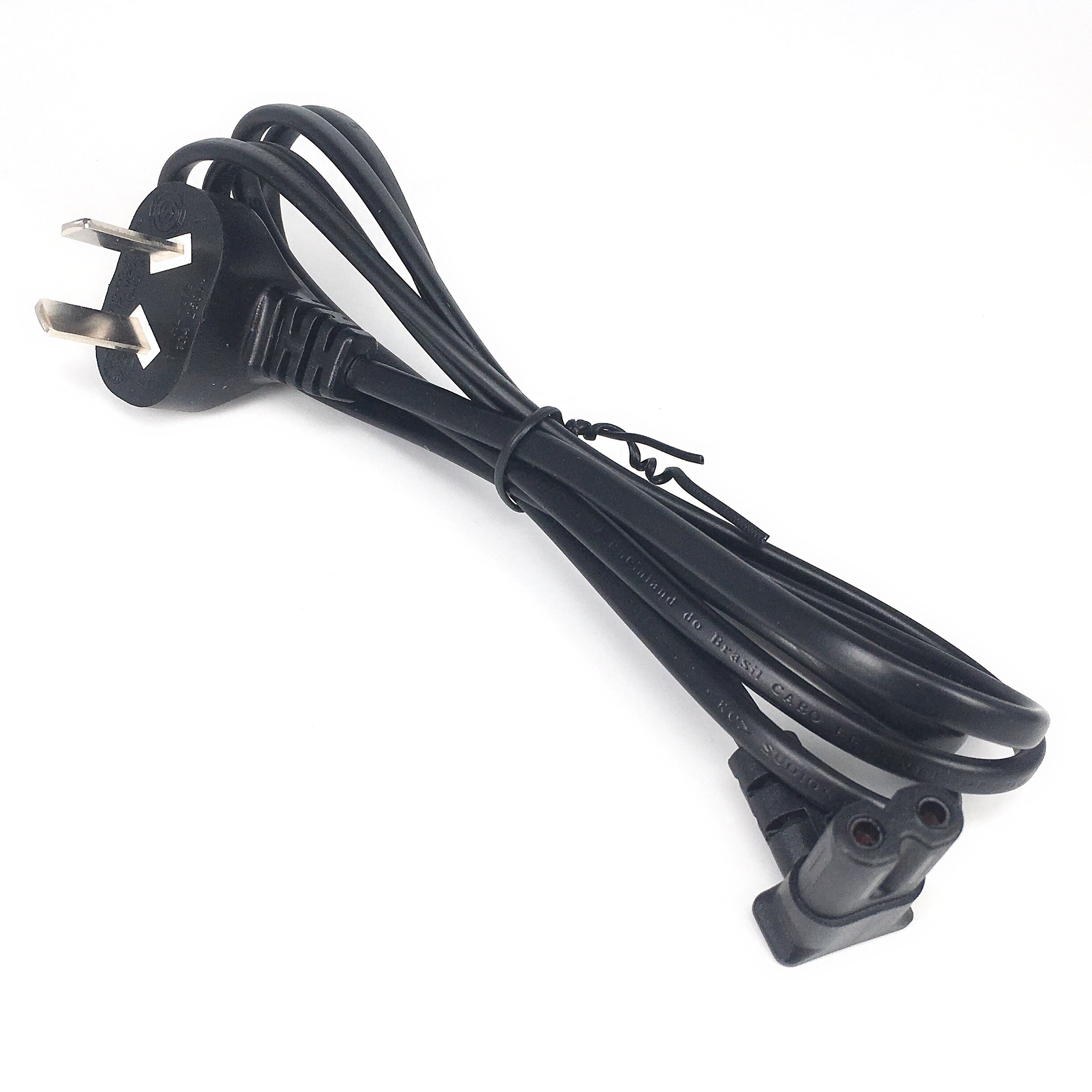 Câble d'alimentation adaptateur 2 broches vers C7, Angle de 90 degrés, 1.5M, australie vers IEC C7