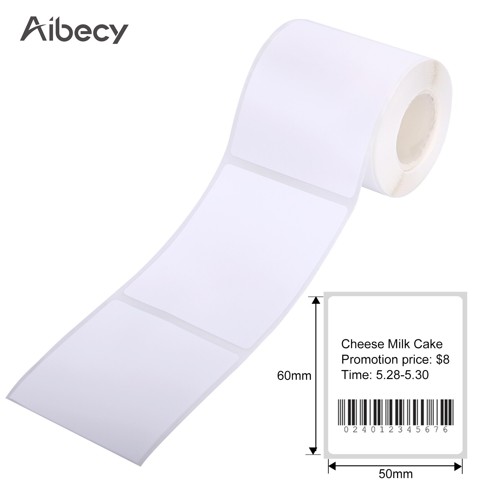 Label Printer Sticker Thermal Label Paper Self-Adhesive Printable Paper Roll Waterproof Oil-Proof Tear Resistant for DP23/DP30: type 10