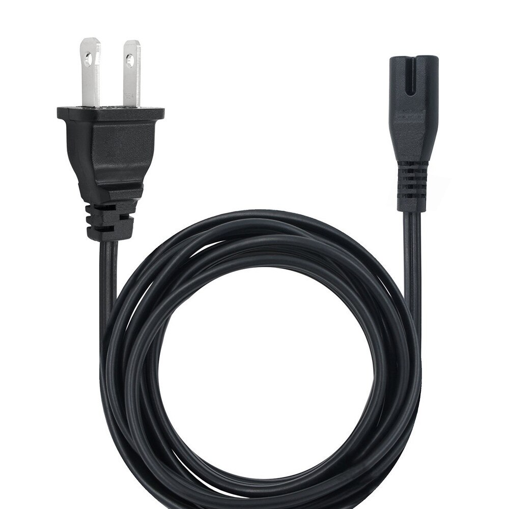 Cable/Cable de alimentación CA de 2 clavijas para Sony Playstation 4 PS4 PS2 PS3/PS3 Slim 100cm, cargador de CA: Default Title