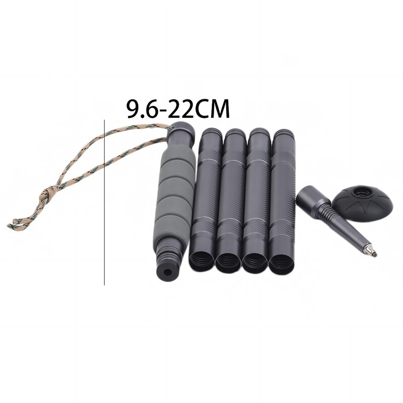 Trekking Pole Wandelstokken Multifunctionele Vouwen Ultralight Quick Lock Wandelingspool Outdoor Camping Wandelen Stok