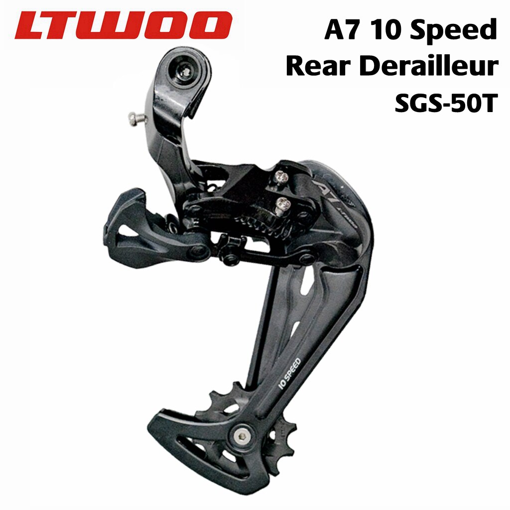 LTWOO-dérailleur arrière pour vtt A7 10 vitesses, VTT, chaîne de guidage Compatible DEORE: SGS-Long cage