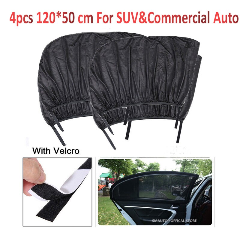 2Pcs sombrinha janela do carro para o cliente vip: 4pcs 120X50 for SUV