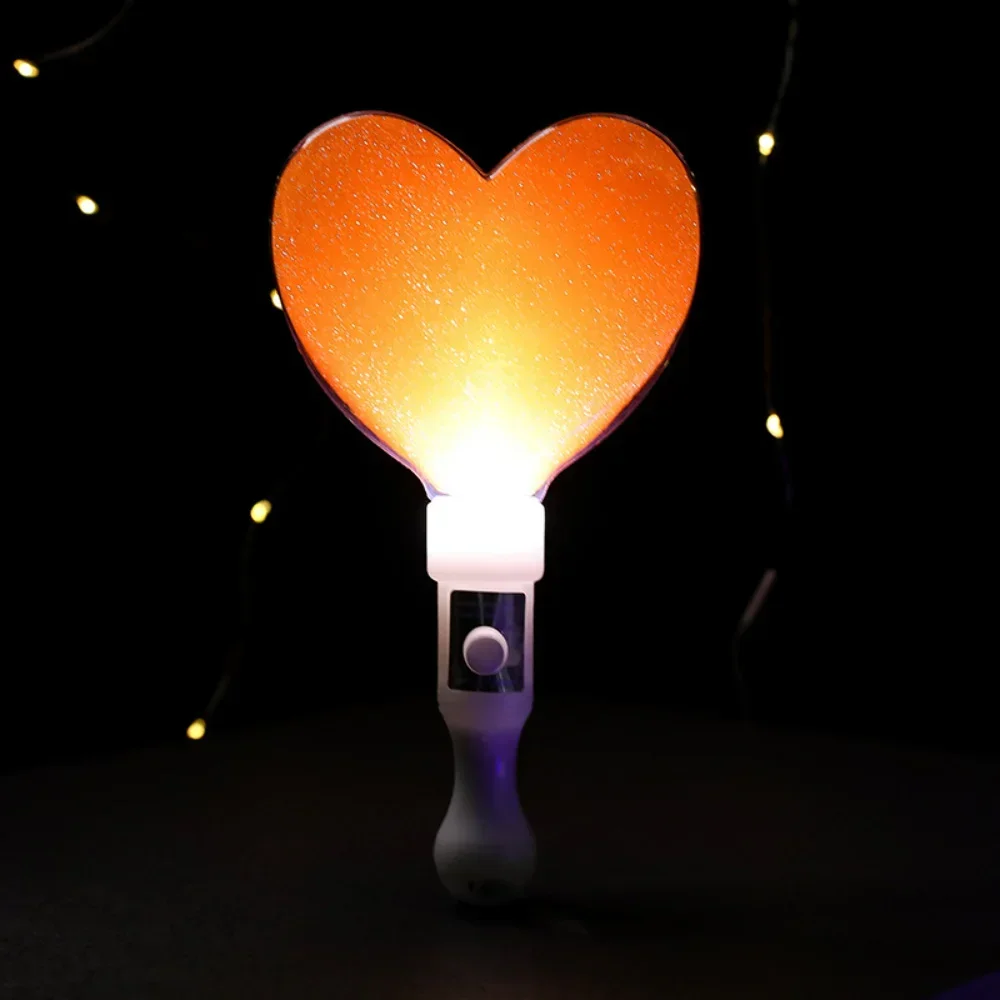 Herzförmige LED-Leuchtstäbe, Love Glow Konzert-Cheer-Sticks, batteriebetrieben, Konzert, Partyzubehör