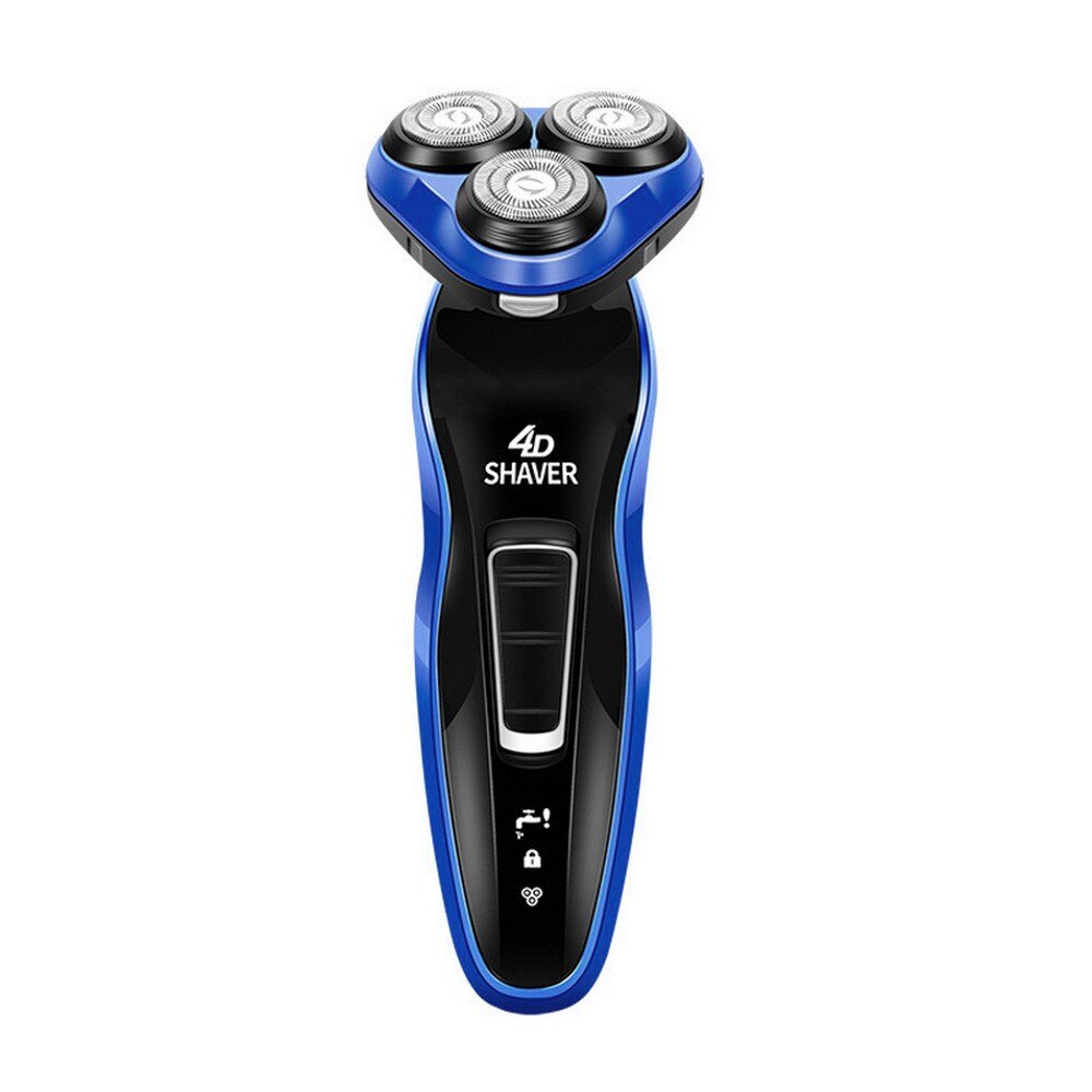 Elektrisk barbermaskine 4 in1 multigroomer genopladelig elektrisk trimmer til hår næse skæg med ansigtsrensende børste shaver til mænd