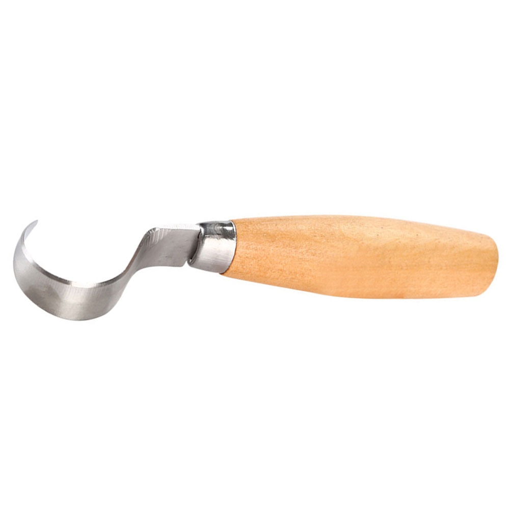 Diy krokverktøy ergonomisk trebearbeiding skje holdbar krokete nybegynnere skulpturelt rustfritt stål   l0622