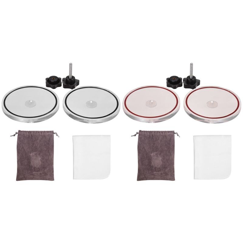 Lp vinyl platenreiniger klem vinyl platen label beschermer waterdicht acryl reinigingsgereedschap