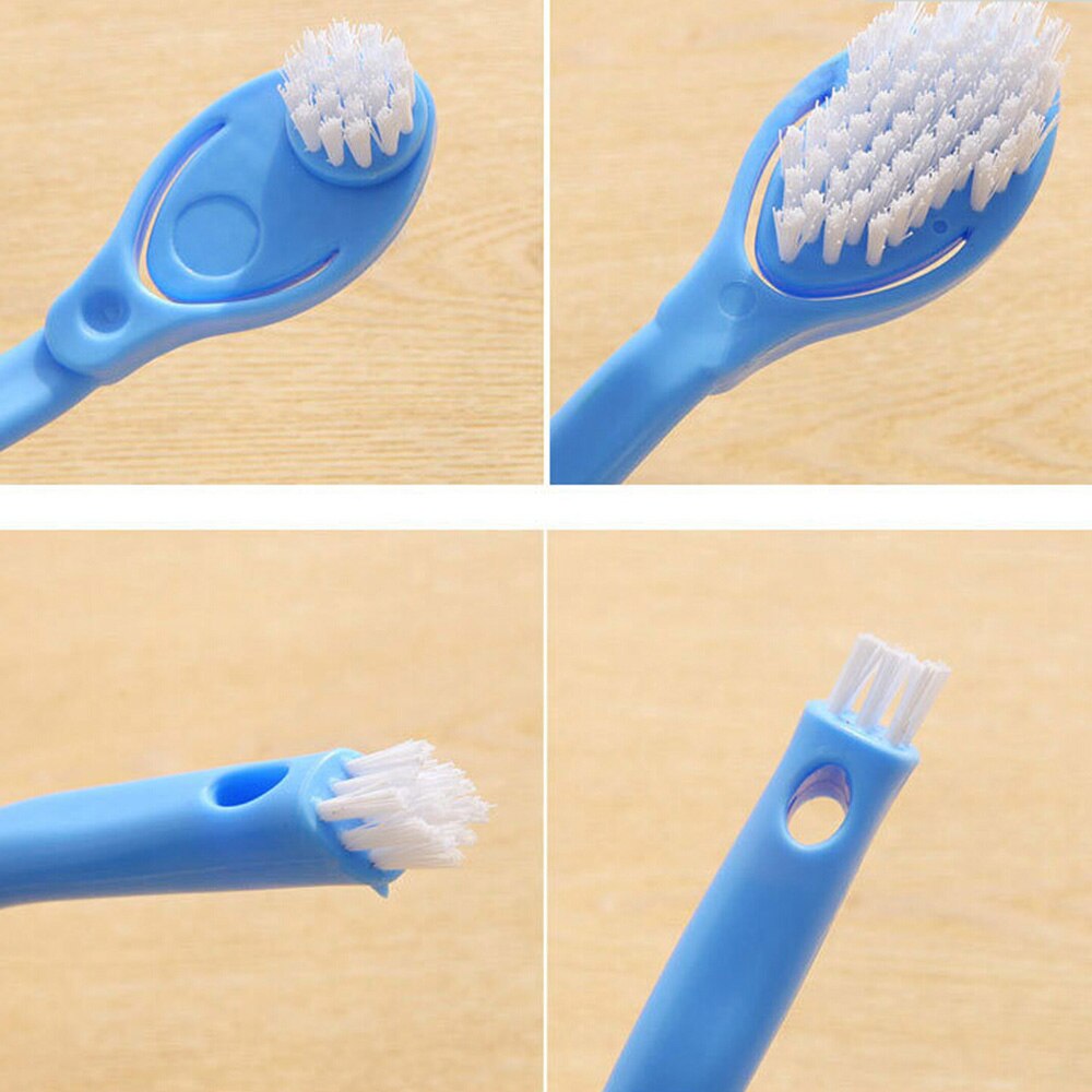 1 PC Praktische Dubbele Hoofd Lange Handvat Schoen Borstel Cleaning Borstels Wassen Poetsen Thuis Schoon Gereedschap