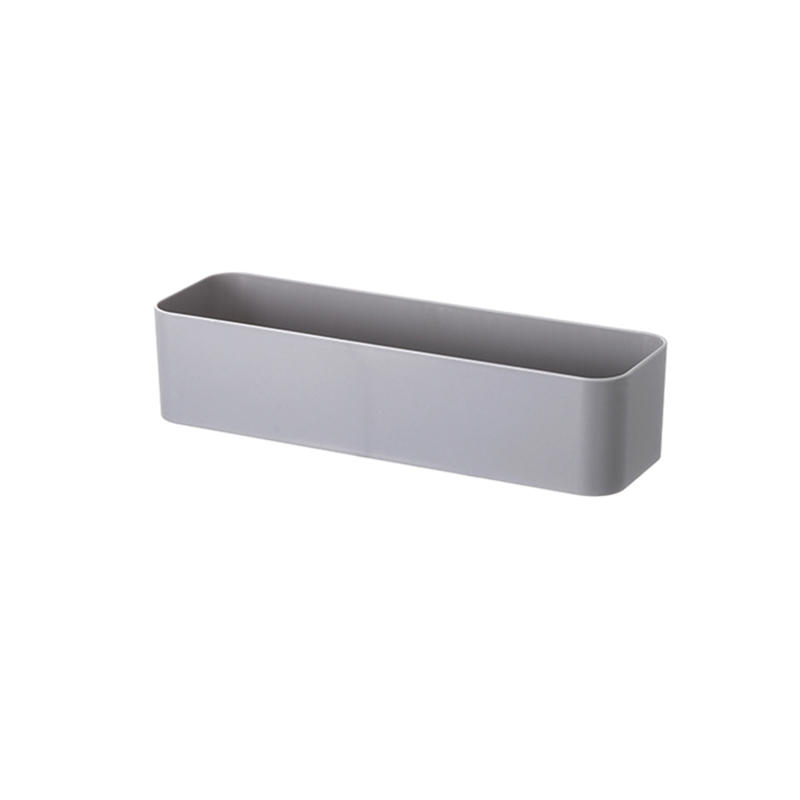 Shelf Remote Supplies Cosmetic Storage Bathroom Wall Storage Home Box Adhesive Wall Mounted Control Organizer Case Holder Rack: Blue