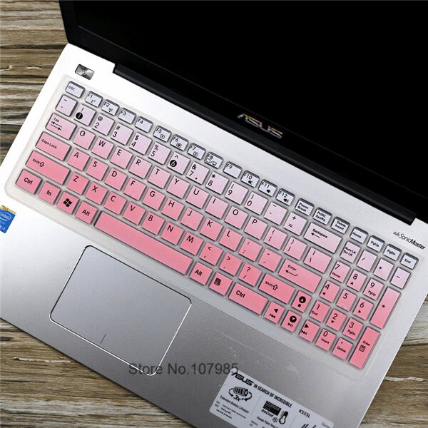 17 17.3 inch Keyboard Cover Protector Skin For Asus VivoBook Pro N752VX N752V n751jx n751jk N751 n750jk n750jv n750j n750: Gradualpink