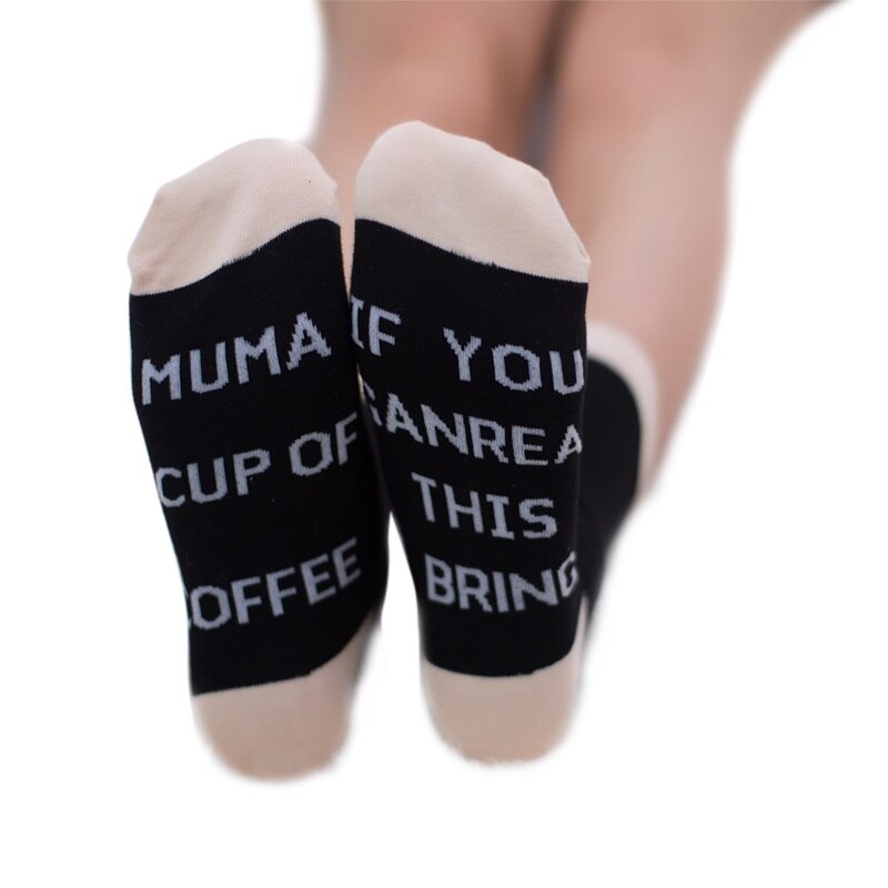 Men Women Wine socks Printed Letter If You can read this Bring Me a Glass of Wine Letter Printed Socks Sport Socks