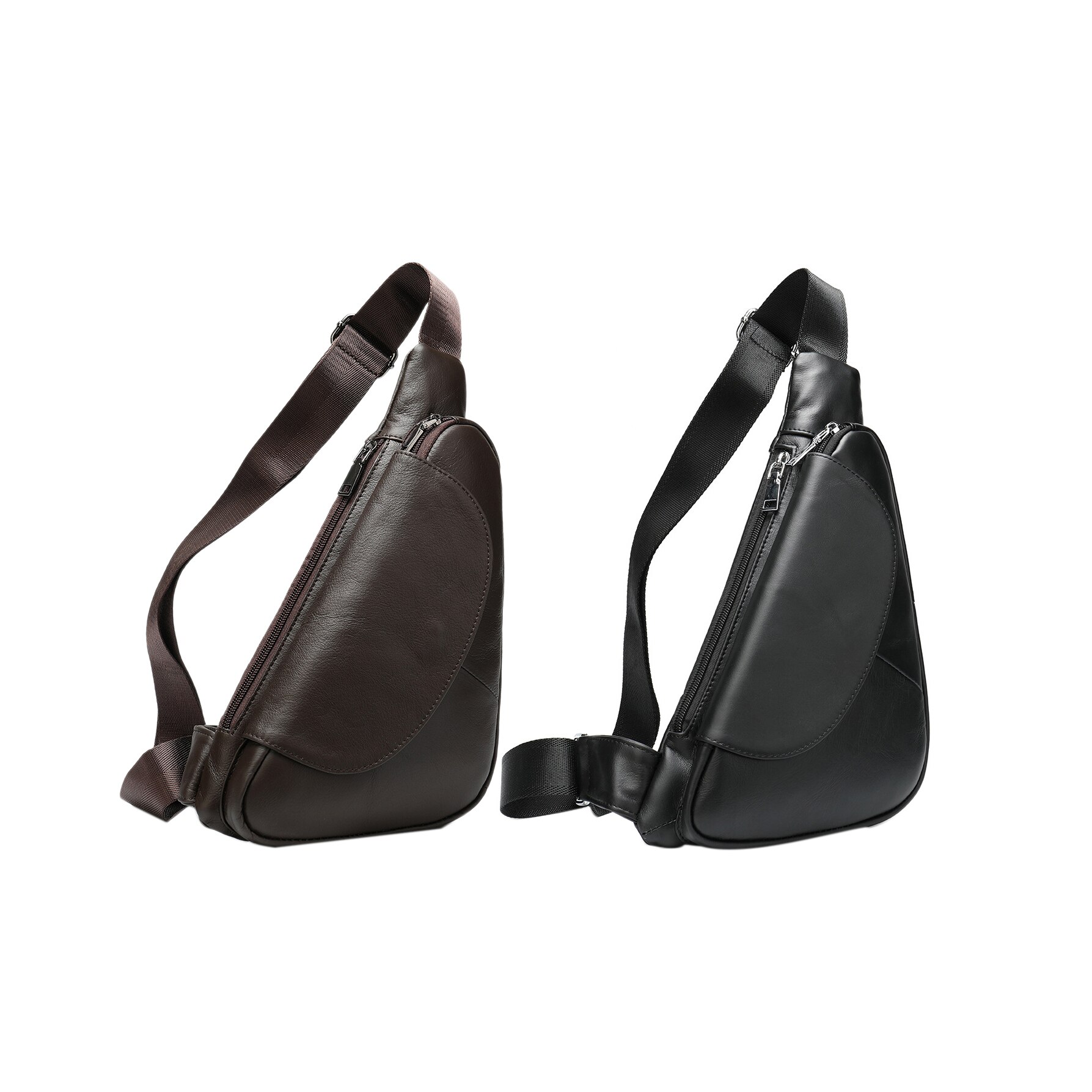 Leren heren schoudertas, heren borsttas, kleine crossbody tassen voor heren, borsttas, leren heren schoudertassen