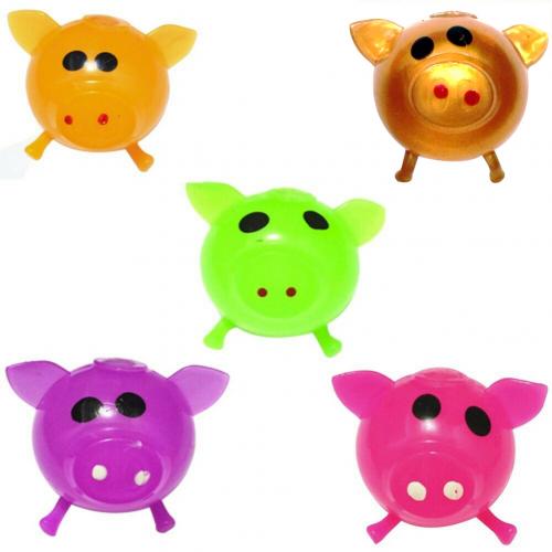 One Cute Anti Stress Water Pig Ball Vent Toy Venting Sticky Smash Squeeze Novelty Shocker Gags Jokes Prank Stress Reliever Toys: Default Title