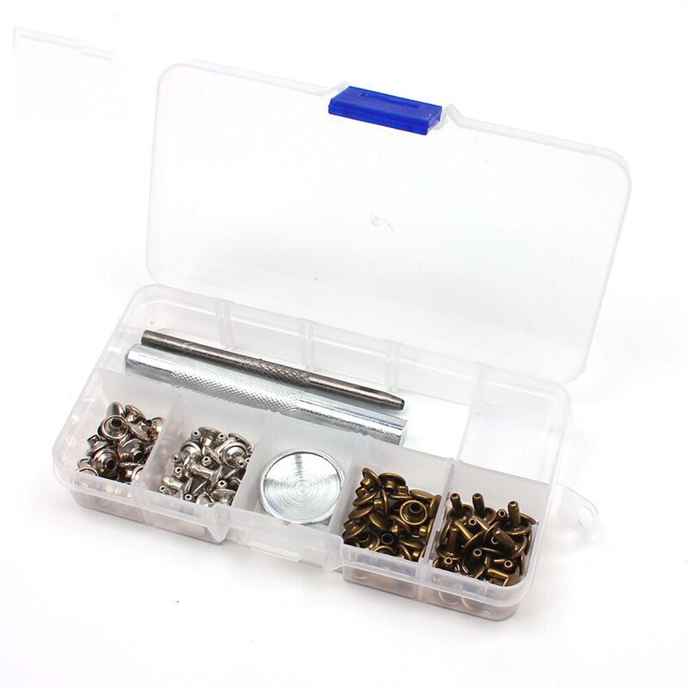 Lederen craft messing materiaal rivet en studs 50 ... – Grandado