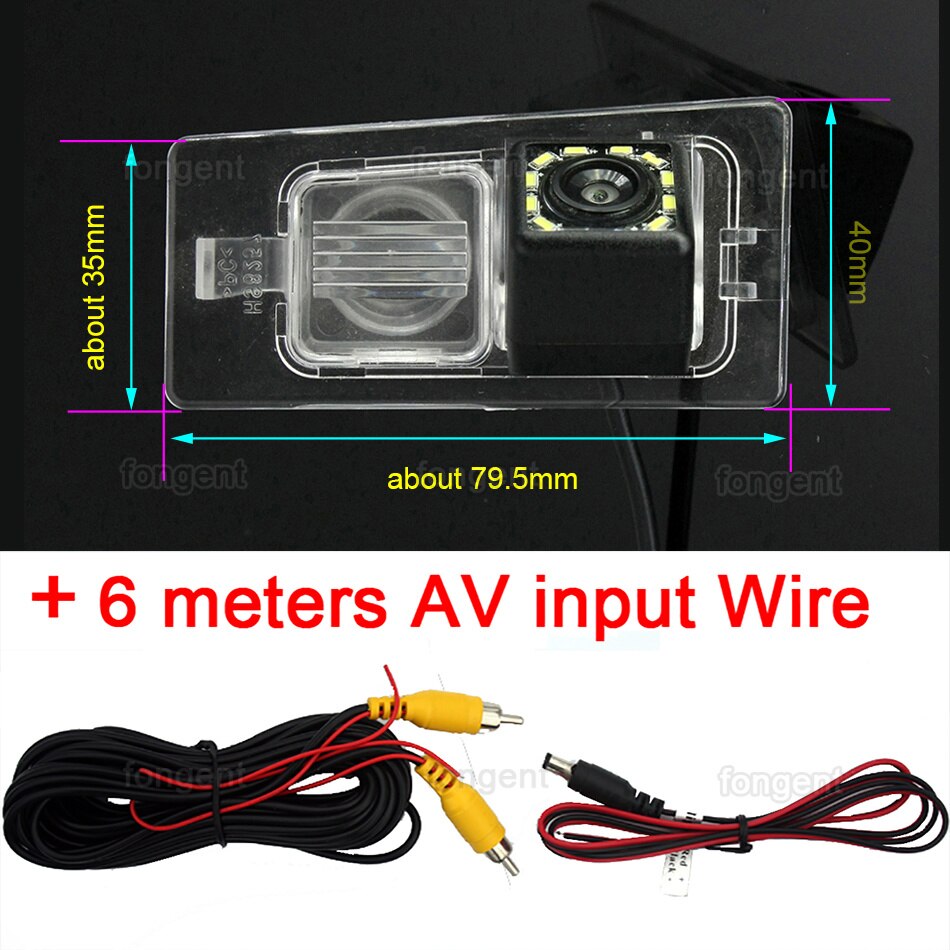 Para Kia Ceed SW. , , , , , , vista trasera de coche vehículo inversa inalámbrica cámara de aparcamiento de vehículos Accesorios: 12led Rear Camera