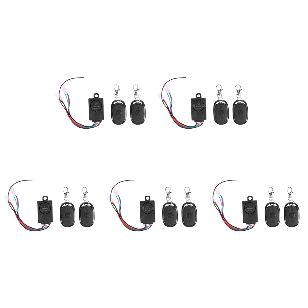 1-5setzt 36-72V 125db Elektrische Fahrzeuge Alarm System Anti-Diebstahl E-Fahrrad Alarm System Fernbedienung Alarm Gerät für Radfahren: dunkel khaki