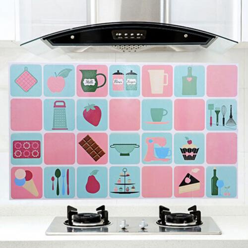 Cartoon Animal Fruit kitchen Wall Sticker for Kitchen fridge cupboard decoration art Decals Removable home stickers wallpaper: Pink
