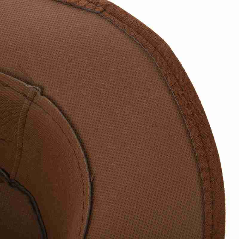 Cowboy keps mocka look vilda västern fancy cowgirl unisex hatt