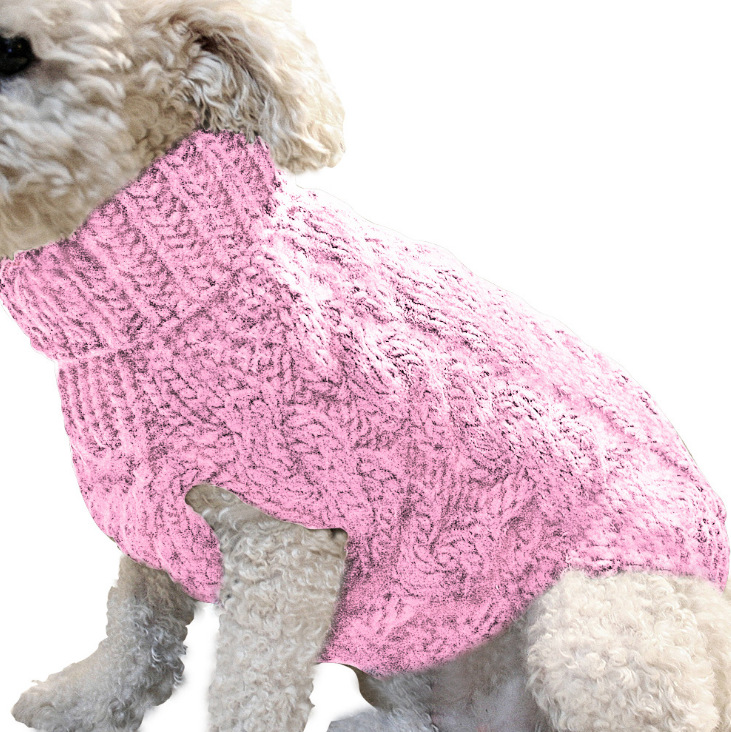 Gebreide kleding voor honden Chihuahua trui voor kleine honden Winterkleding voor Sphinx Kat Hondentrui voor York Warme hondenkleding: M / Marineblauw