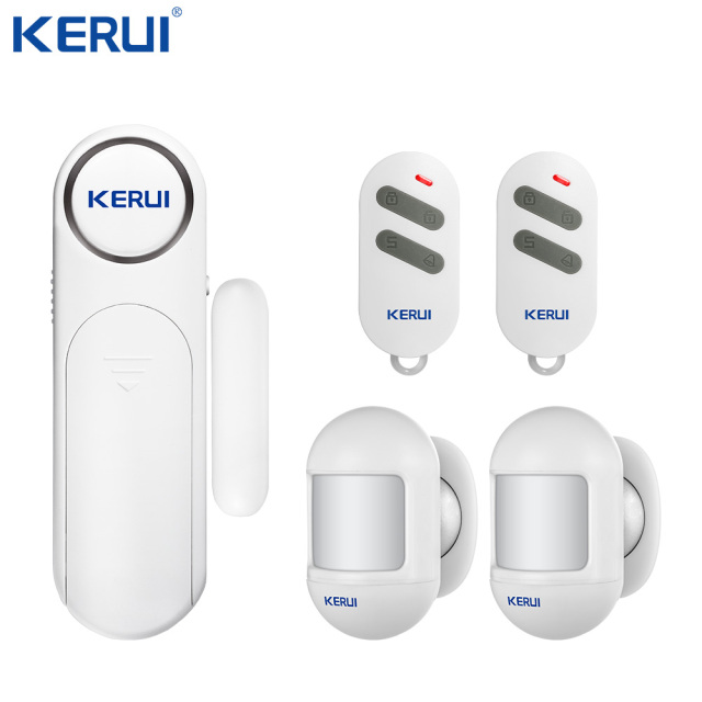 KERUI Wireless Door/Windows Sensor Alarm 300ft 120dB Anti-Theft Smart Remote Control For Kids Cabinet Safety Home Security: Kit 8