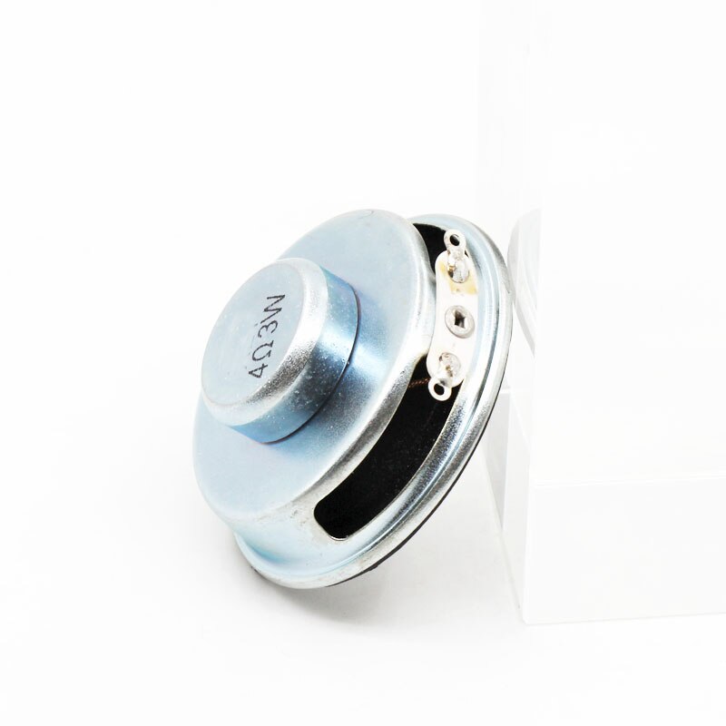 2pcs 4 Ohm 3W Loudspeaker 50MM Speaker 22MM Internal Magnet Cone Paper Silvery Bright Cap Height 13MM