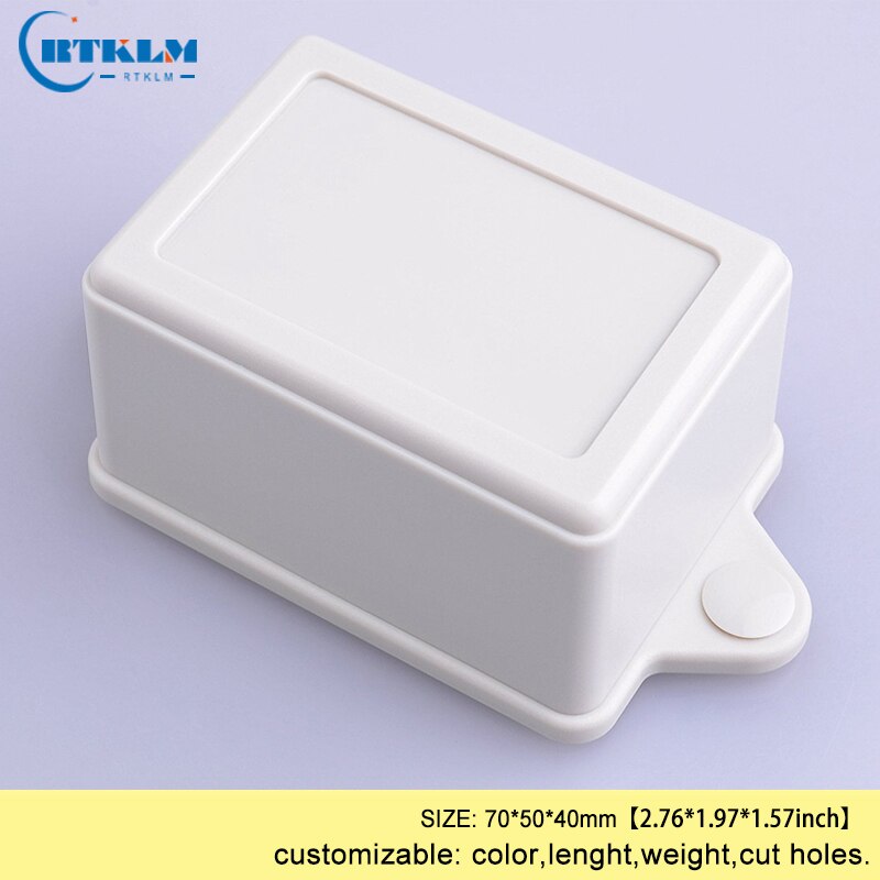 ABS plastic project case plastic electrical box wall mounting juntion box IP54 plastic enclosure wire connection box 70*50*40mm